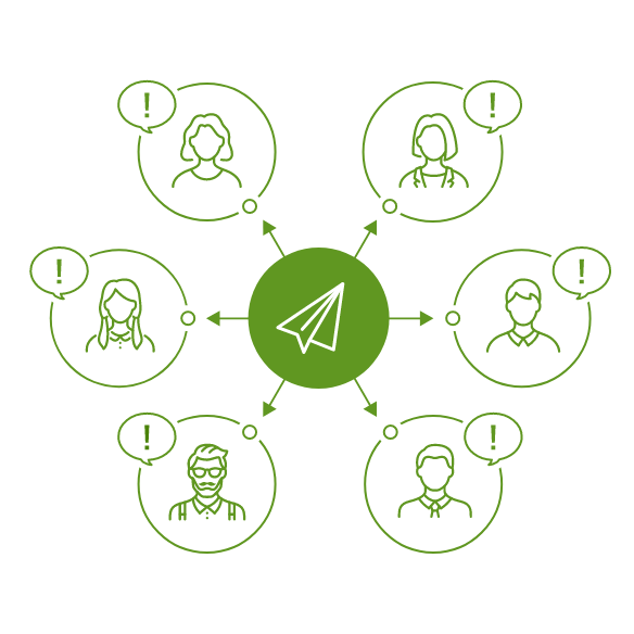 タイムリーな情報の提供