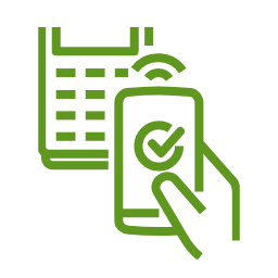 店頭でタッチだけ、簡単会員登録